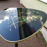 Coffee table formica vintage chinese tripod décor