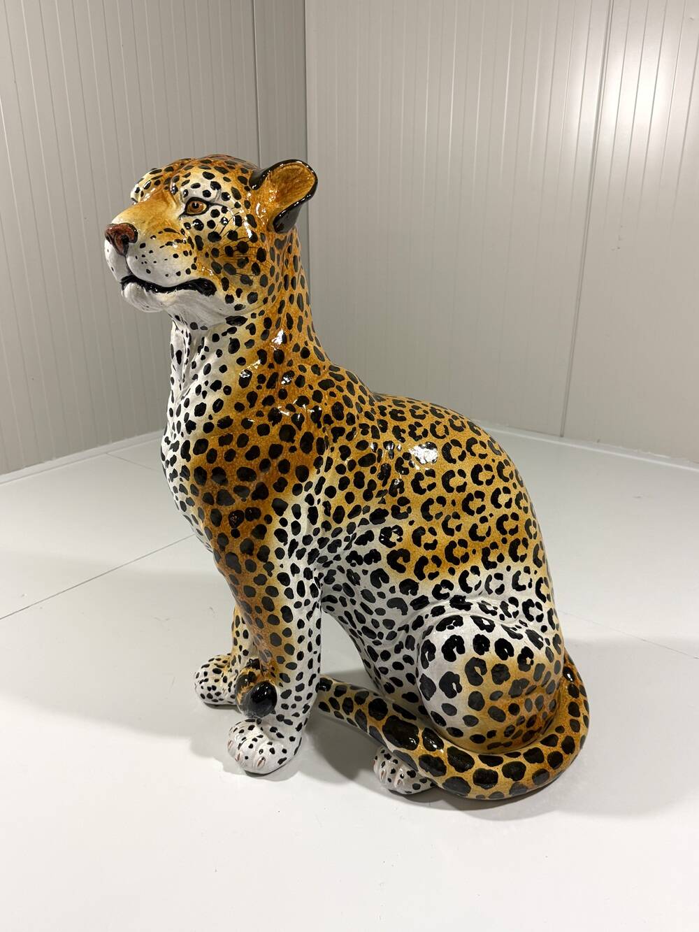 Large Italian ceramic leopard 1970’s