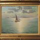Set of 2 contemporary marine HST paintings by Albert Moran