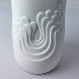 Thomas vintage porcelain white vase 1970