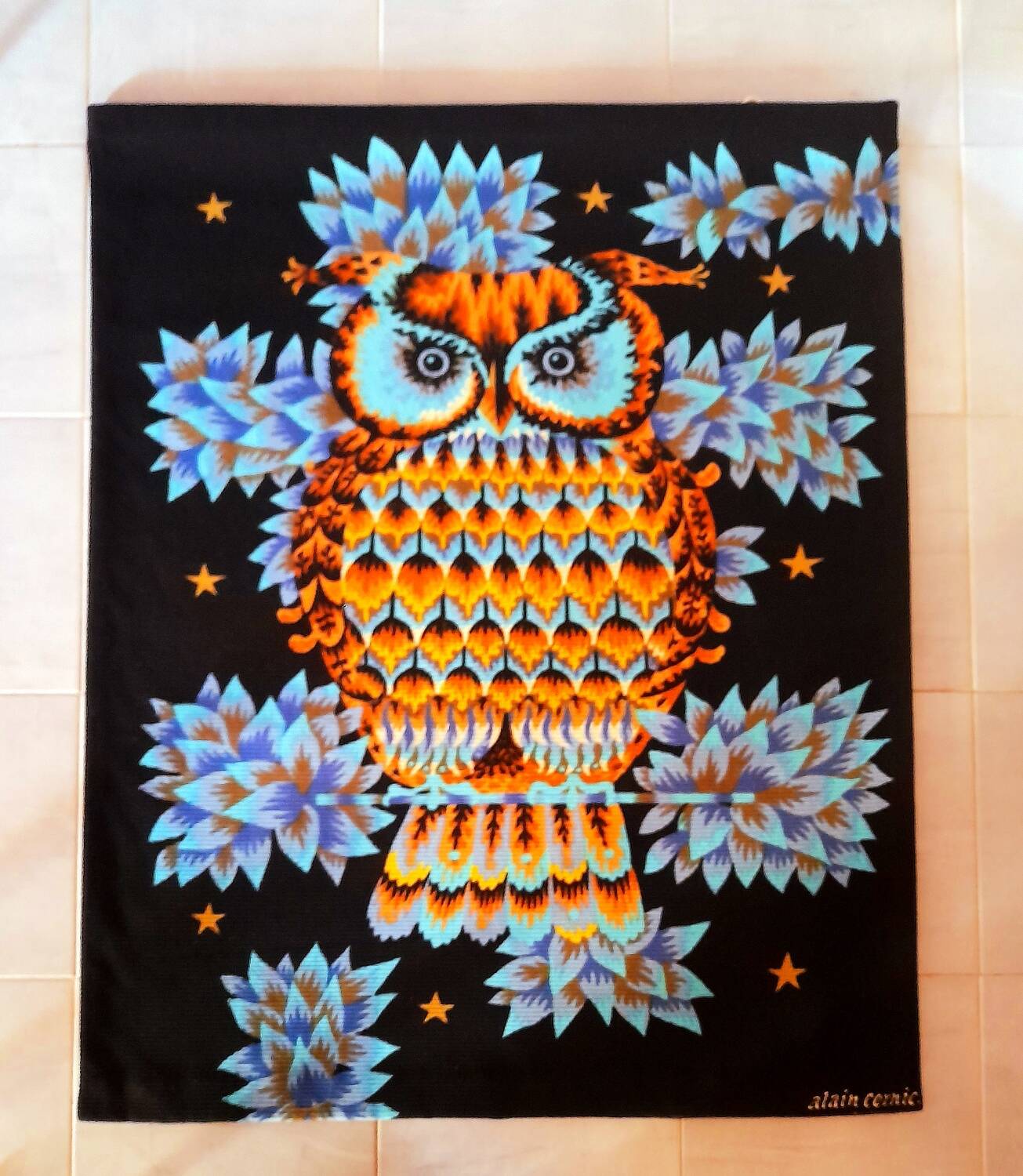 Wall tapestry Alain Cornic 1960