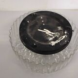 Plafonnier/ appliqué bubble en verre