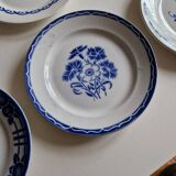 Set of 12 old flat plates