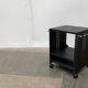 Postmodern perforated metal service trolley, 1980s