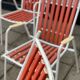 4 mid century modern garden chairs