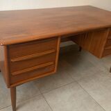 Danish Falster Teak Desk by Svend Madsen, 1960s