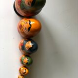 Set of 8 vintage matryoshkas