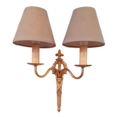 Double wall lamp gilded bronze Louis XVI style 50 year 50