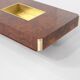 Coffee table "Alveo" attributed to Willy Rizzo for Mario Sabot, Italy.