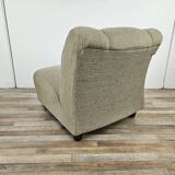 70s modular sofa with three seats in fabric