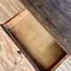 Oversized Vintage Oak Coffee Table with Two Drawers