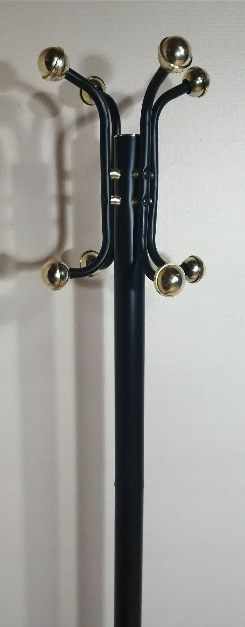 Coat rack golden parrot vintage style space age 1970