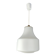Vintage white opaline glass pendant – 1960s