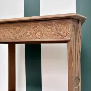 Art Deco side table in wood