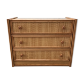 Commode en rotin