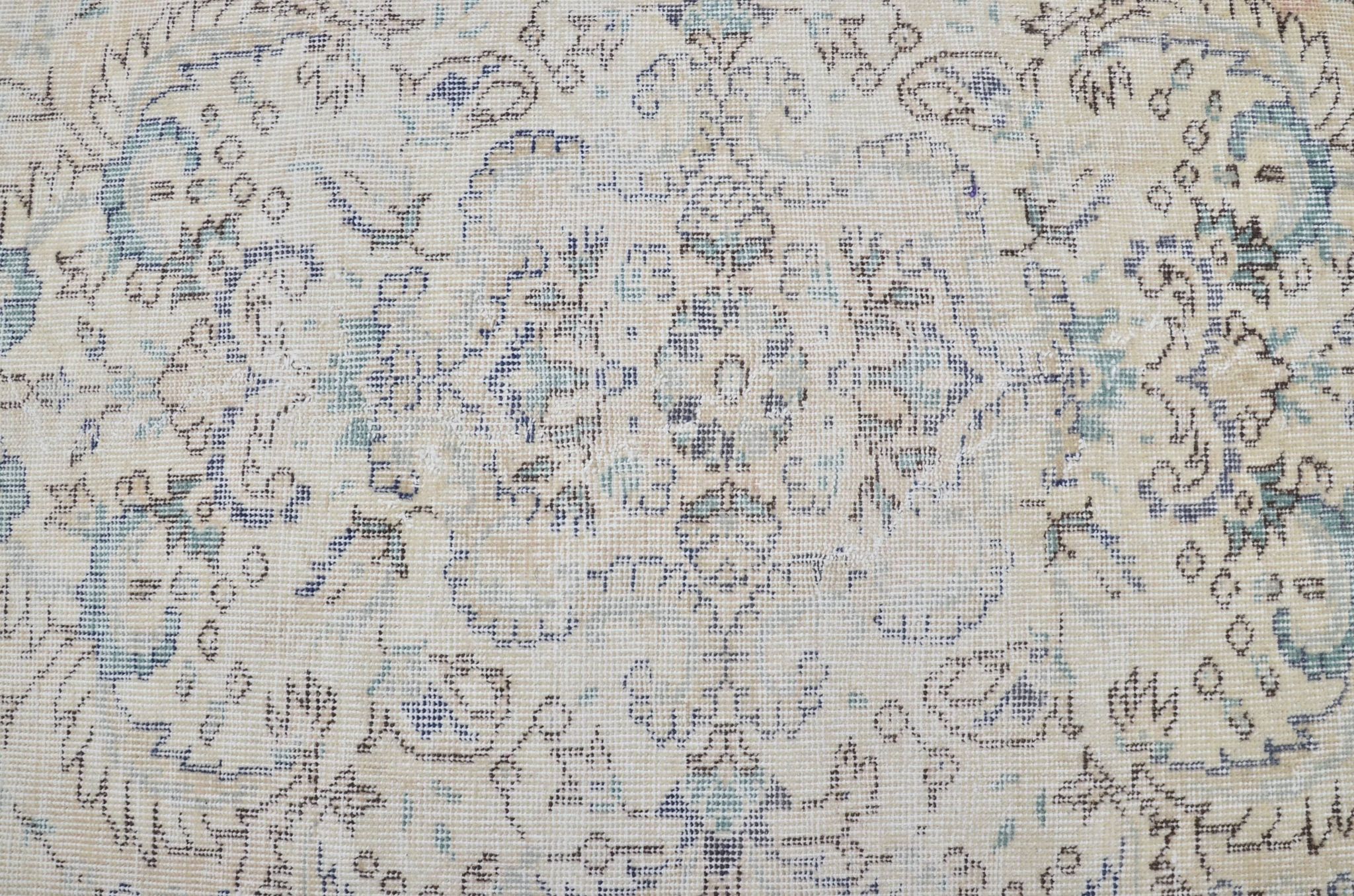 Turkish Oushak Handmade Carpet sku 3182