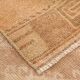 Brown & Cream Turkish Runner Rug, 95x377Cm