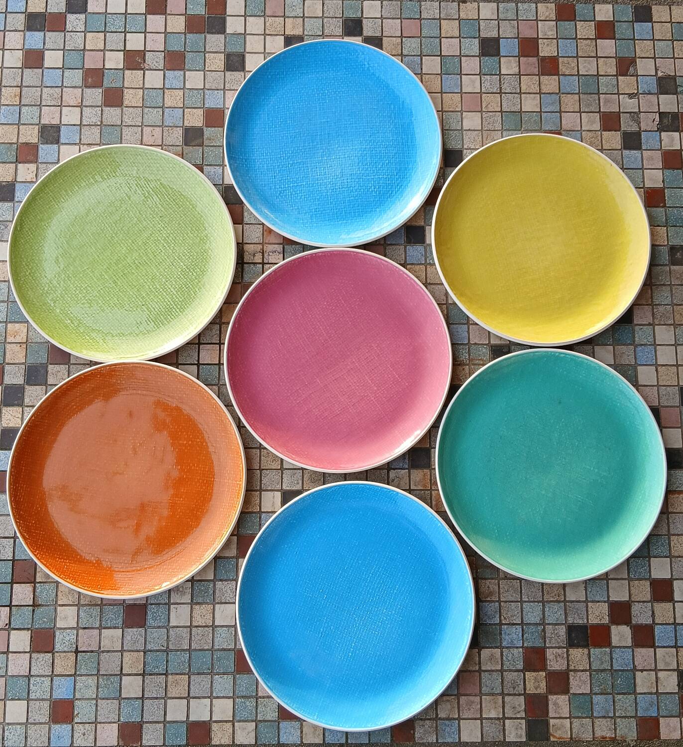 Deauville plates by Salins