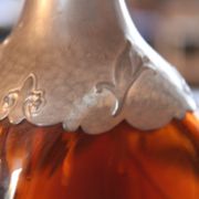 Seventie's bottle foot lamp