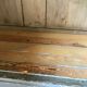 Meuble de salle de bain ancien double vasque plateau marbre