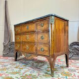Kierchenbach Jean-adam chest of drawers in marquetry, Louis XVI period
