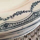 Series of 9 plates Terre de fer