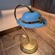 Vintage brass capeline lamp