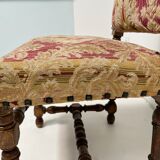 Louis XIII style walnut chair