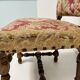 Chaise style Louis XIII en noyer