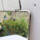 Vintage 50s simple barber mirror decoration