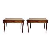 Pair of Louis XVI style consoles