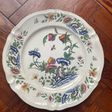 2 grandes assiettes sarreguemines