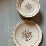 Digoin and Sarreguemines dessert service