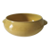 Salins Miramar lemon yellow dish – textured earthenware, 1950s–60s