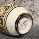 Vase Marocain Safi jaune et noir