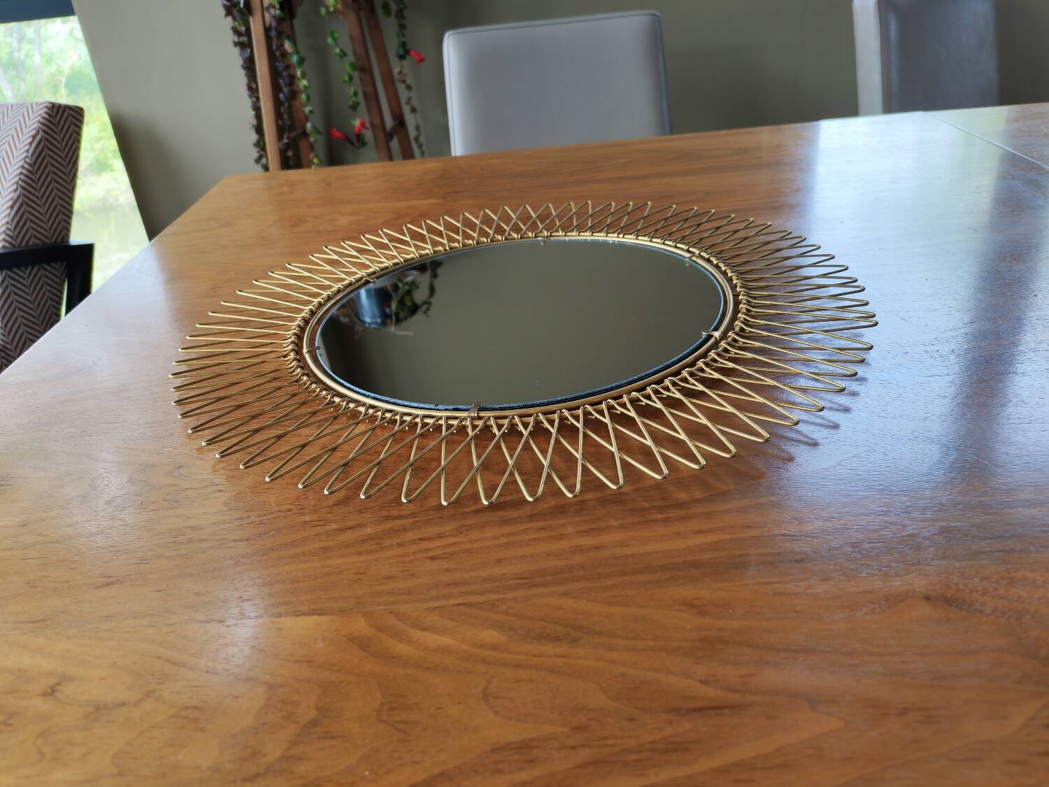 Large sun mirror Erdecor from the 1950s.