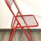 Ted Net folding chair red Niels Gammelgaard