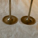 Pair of brass candlesticks