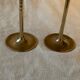 Pair of brass candlesticks