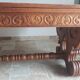 Rocaille table in carved solid oak