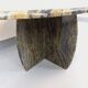 Vintage 70s Oval Marble Coffee Table