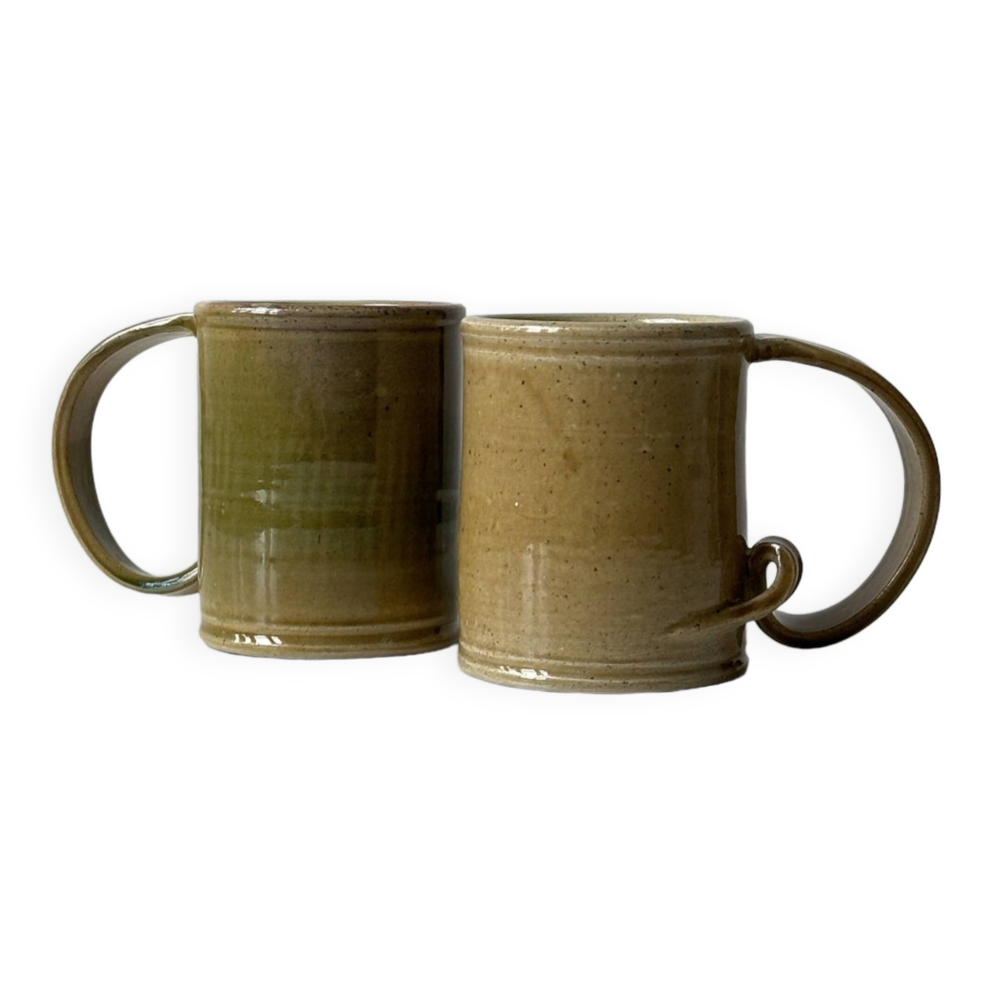 Duo of handmade cups