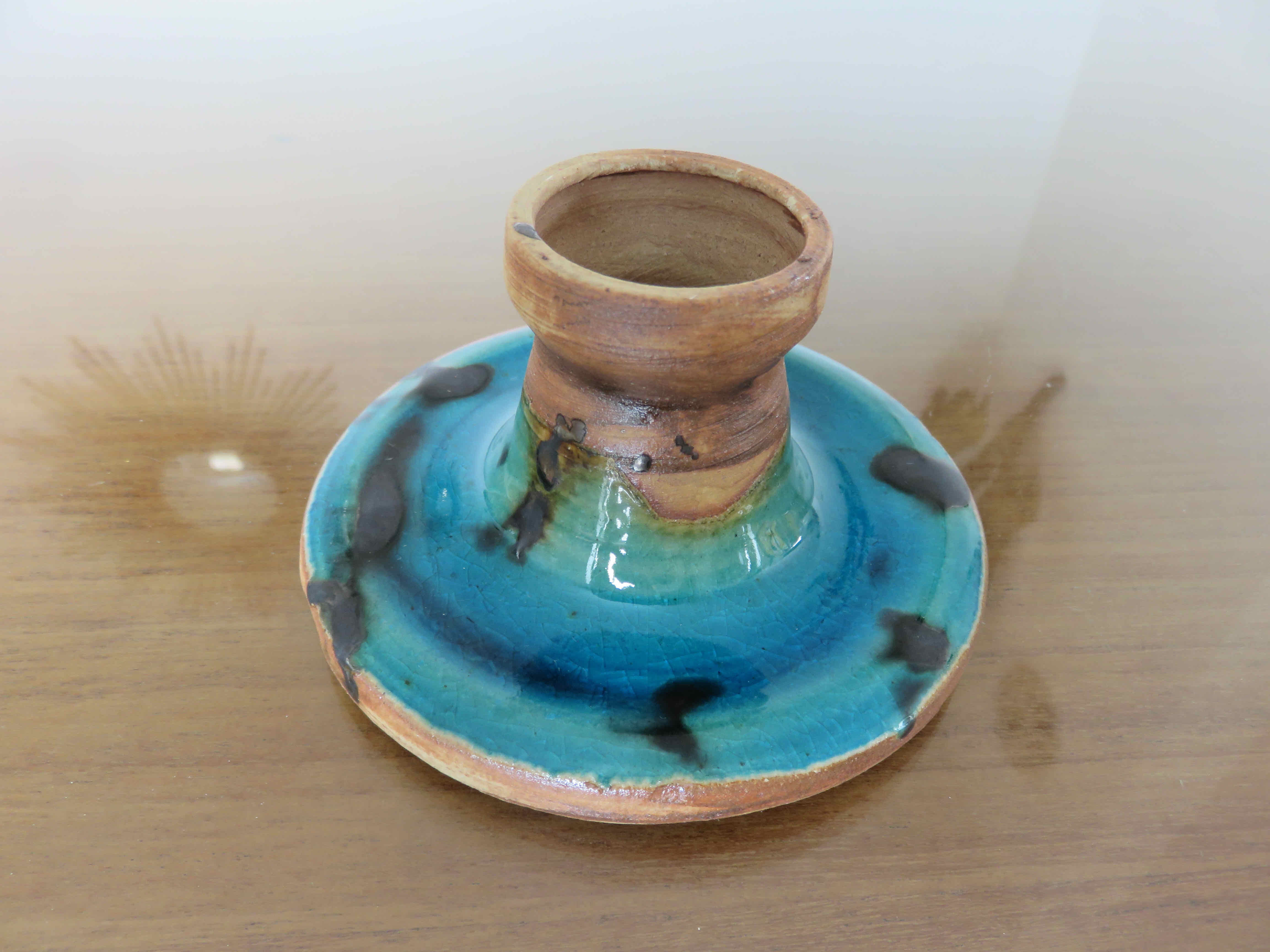 Candle holder " Grès du Colombier " 50s 60s