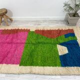 Handmade Moroccan Berber carpet 250 x 148 CM