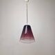 Italian Elegance – Leucos Pendant Light with Transparent Purple Murano Glas