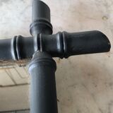 Bamboo style wooden mirror 53 x 45