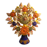 Large Mexican “tree of life” candlestick, mid-20th century.