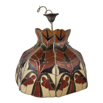 Tiffany art nouveau pendant lamp