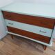 Commode  vintage bois et bleu