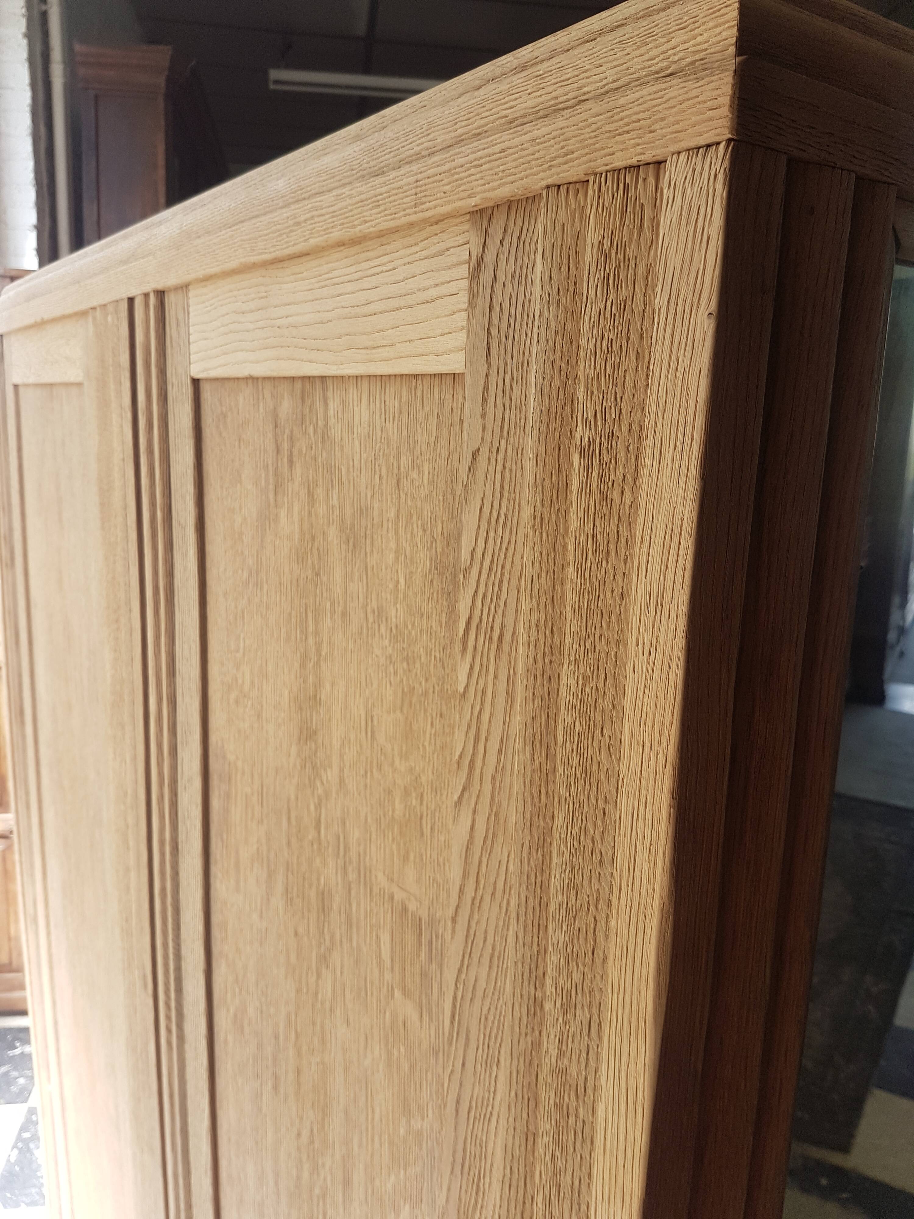 Furniture from trades buffet to curtain raw oak